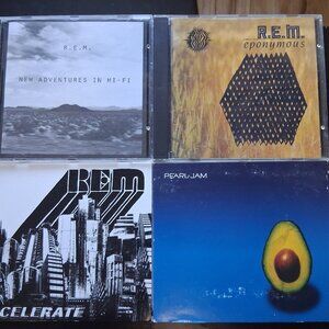 Alternative Rock CD Bundle | R.E.M. + Pearl Jam | 4 CDs